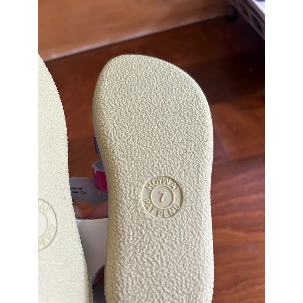 Sun-San Salt Water Sandals Sea Wee White NEW‎ Leather Size 7 Toddler